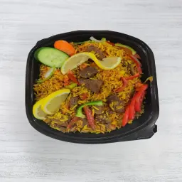 Rice with Meat on Saj